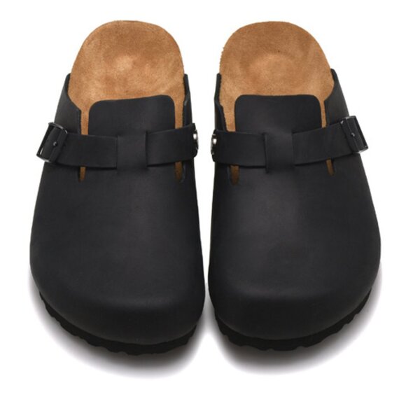 Birkenstock Boston Oiled Leather Soft Footbed Clog - Picture 1 of 5